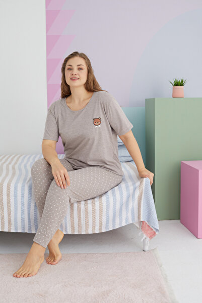 SeXen Πιτζάμα Plus Size "Sexen" DOTTED BEAR