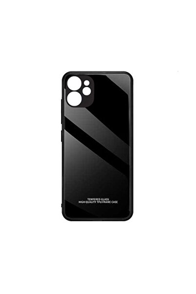 OEM Glass Case Apple iPhone 12 mini Μαύρο
