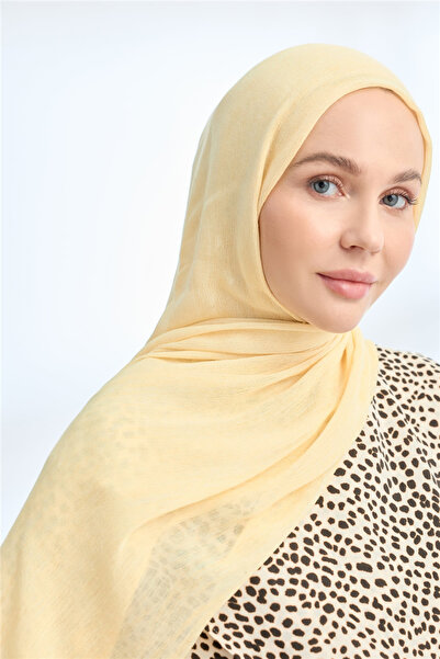 ARMANDA Soft Viscon Şal 3601-630 Limon Sarısı