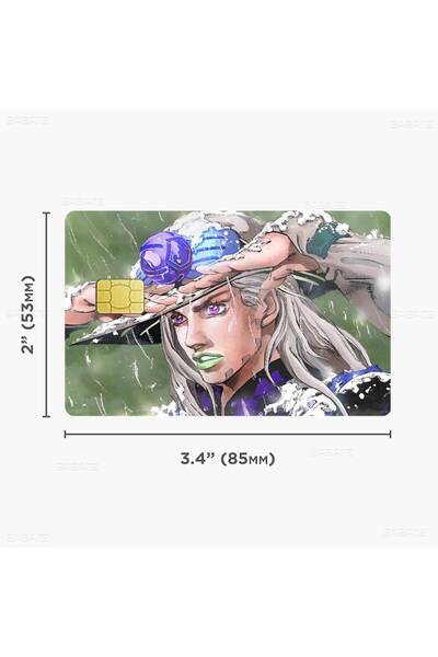 Choice5 z2 1 Set Anime JoJo Bizarre Diy Credit Debit Card Sticker Party Stick...