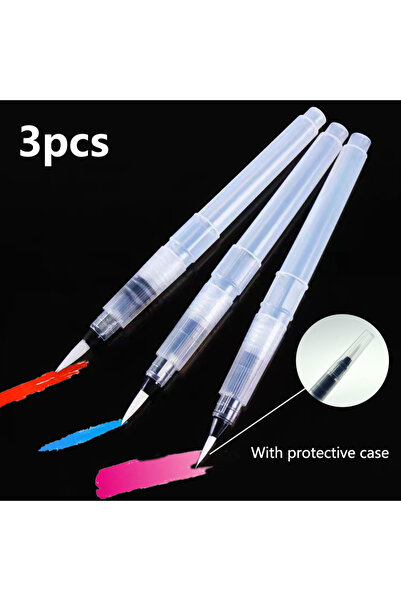 Choice 3 Water Pens 3pcs Refillable Water Brush Pens Set - Reusable & Beginne...