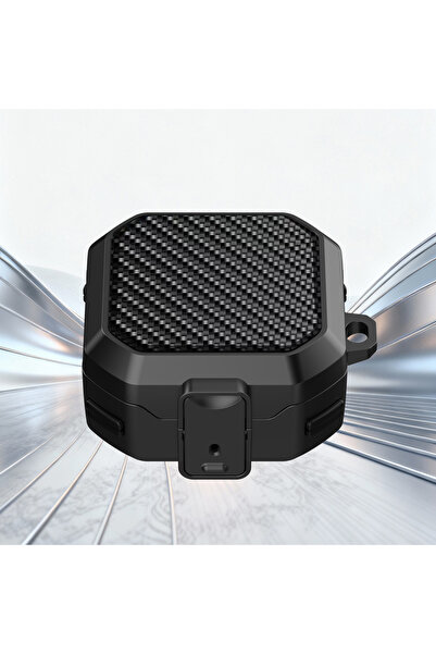 Choice5 Black Carbon Fiber Switch Lock Earphone Case For Buds 4 / Buds 4 Pro ...