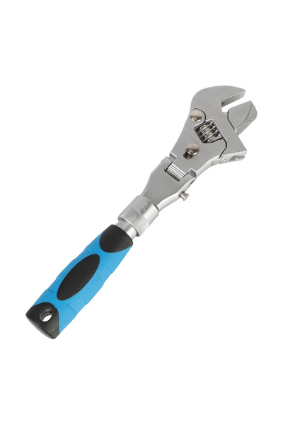 Choice Silver 10 Inch Pulley Wrench 180 Degree Folding 5 In 1 Household Maint...