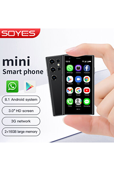 Choice1 black SOYES S23 pro Mini Smartphone 3.0-Inch Display 16GB HD Dual Cam...