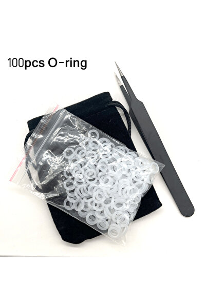 Choice4 100PCS B Keycap O-ring Mechanical Keyboard Sound Reducing Silicone Ri...