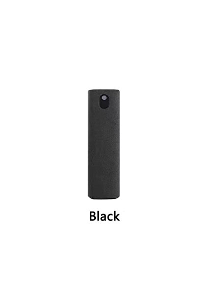 Choice black 2-in-1 Screen Cleaner Spray Microfiber Cloth for Cell Phone Pad ...