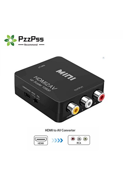 Choice HDMI TO AV HDMI to AV-Black HDMI to AV RCA Adapter HDMI to Composite C...