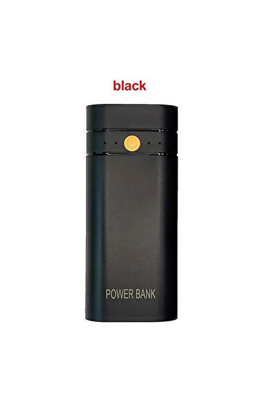 Choice Black 6000mAh 2X 18650 USB Type-C Battery Charger Case Power Bank Char...