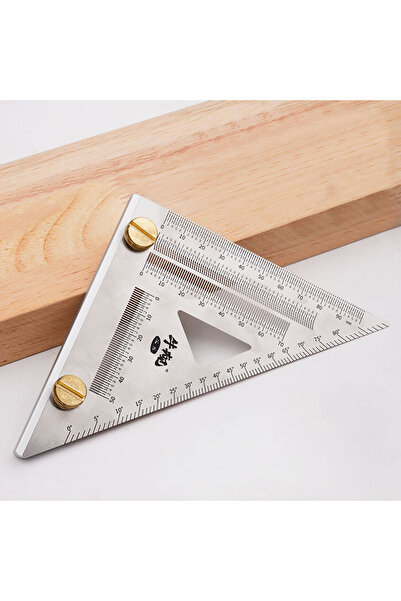 Choice 1pcs WHITE 1Pc Carpenter Square 3D Multi Angle Measuring Ruler Precisi...