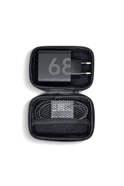 Choice طقم شاحن 68 واط USB-C للشحن السريع مع كابل لسلسلة هواتف إيدج موتو G06 ...