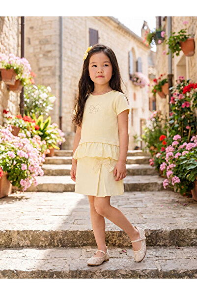 LC Waikiki I Bowknot Detailed Girls' A-Line Skirt from Freezen Store