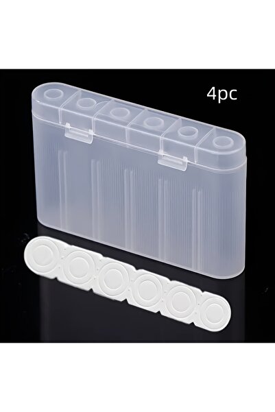 choice2 4pc 1/2/4pcs Premium Plastic Battery Case, Holds 6x18650 Li-ion Batte...