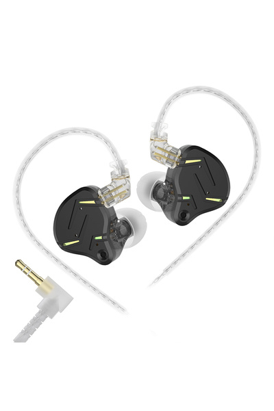 Choice Black No Mic KZ ZST PRO X Hybrid DD&BA Driver IEM HiFi Earphones Upgra...