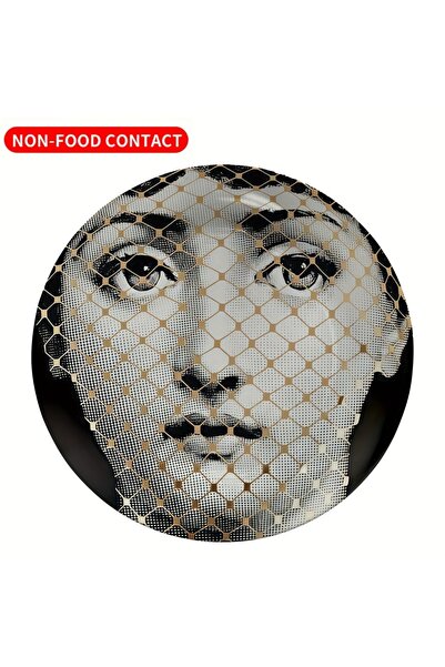Choice 20x20cm Light Grey Ceramic Decor Plate - Hanging Wall Art, suitable fo...