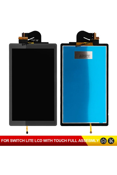 Choice5 شاشة عرض LCD بديلة رمادية ذهبية 2 في 1 لجهاز NS Switch Lite مع شاشة ل...