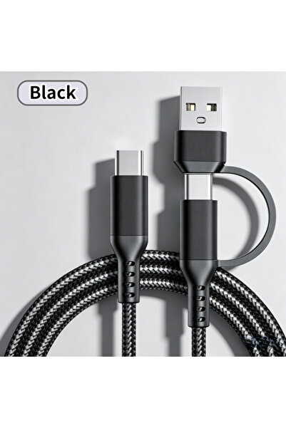 Choice1 كابل شحن ثنائي الاستخدام من النوع C إلى C أو USB بقوة 60 واط، مناسب ل...