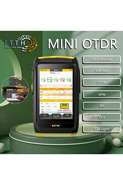 Choice1 APC MINi OTDR Active Fiber Live Test 1577nm IOLA 1550nm 20dB Fiber Op...