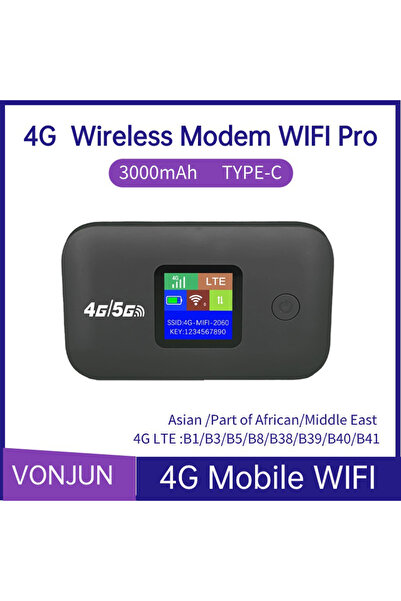 Choice ALLOET Dark Grey Asian Vers A8 Portable Wireless 4G Modem EU/Asian Ver...