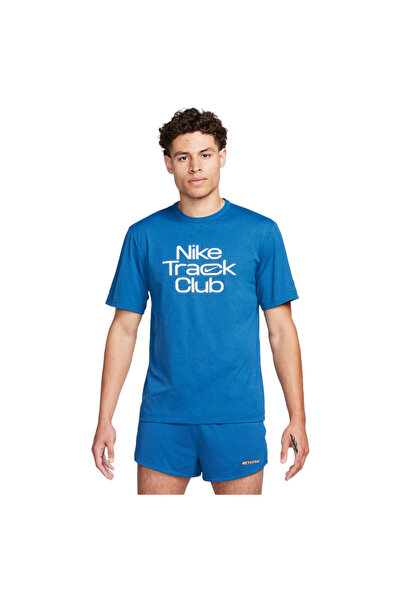 Nike Tricou de alergare cu mânecă scurtă Dri-FIT pentru bărbați, Club de Atle...
