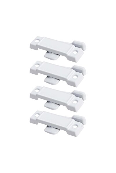 Choice White 4Pcs Window Sash Locks Window Latch Locks for Living Room Classr...