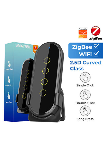 Choice1 Zigbee WiFi Switch Tuya ZigBee Smart Switch RF433MHZ Remote Control 4...