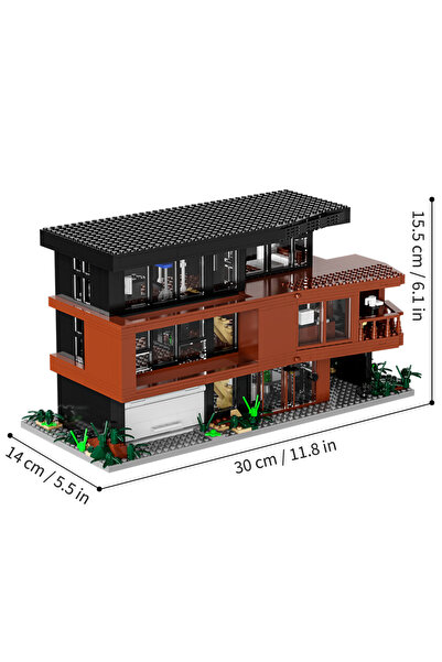 Choice bagged bagged House Building Set Romance Films Fans Architecture Block...