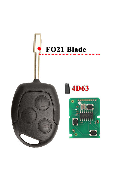 choice2 433Mhz with 4D63 jingyuqin 3 Buttons Remote Key Fob 315Mhz 433MHz 4D6...