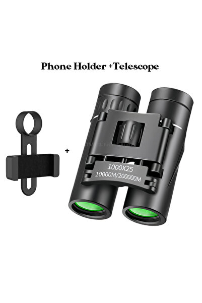 Choice1 With phone clip 1000X25 HD Powerful Binoculars 9000M Long Range Foldi...