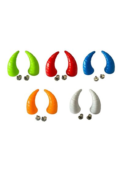Motobisavm Kask Boynuzu Küçük - Işıklı