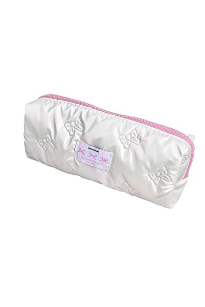 Choice Girly pink For 1pcs Creative Pink Bow Pencil Case Large Capacity Stora...