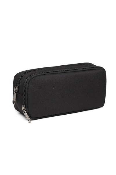 choice2 Black Pencil Pouch with Stationery Large Capacity Pencil Pouch Korean...