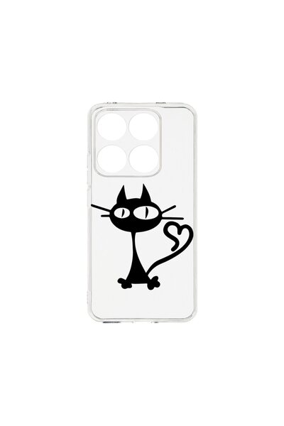 bestcase Husa pentru Xiaomi 14T, BestCase¬Æ Clear Silicon 2MM, Cat, Antisoc, ...