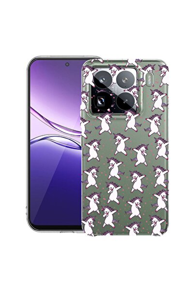 bestcase ¬Æ Husa Clear Slim Silicon Compatibila cu Xiaomi 15, Unicorn Pattern...