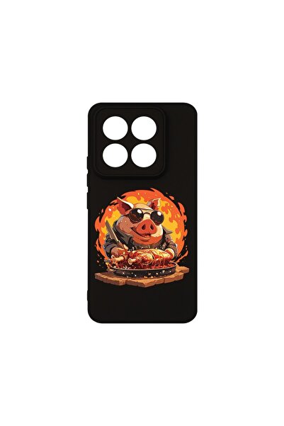 bestcase Θήκη για Xiaomi 14T Pro, BestCase® Λεπτή Σιλικόνη 0.8MM, Pig's Life,...