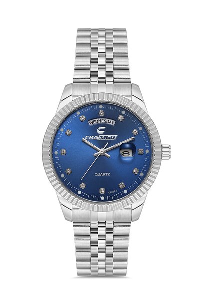 Chaxigo 068 Men's Calendar Metal Wristwatch