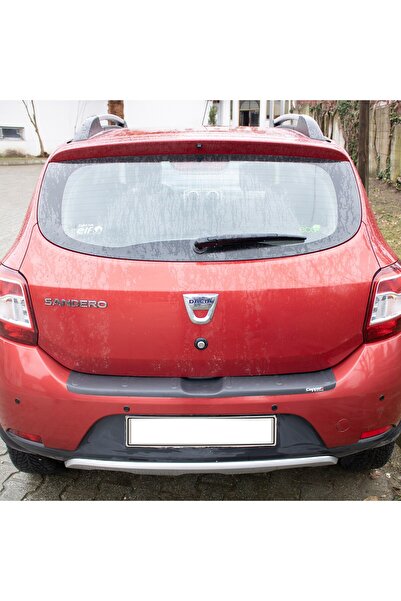 NamTuning Sandero Stepway Arka Tampon Eşiği Tampon Üstü Plastik Koruma Mat Si...