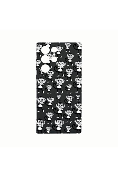 bestcase Силиконов калъф, Съвместим със Samsung Galaxy S22 Ultra, Маймуни, Ус...