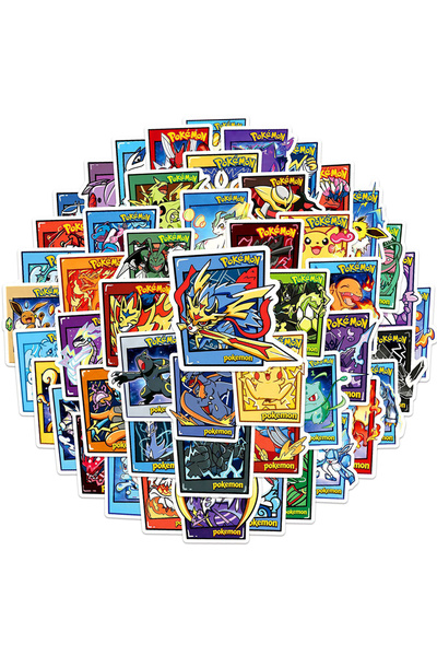 Choice1 50pcs 10/30/50pcs Pokemon Anime Graffiti Stickers Cute Cartoon Pikach...