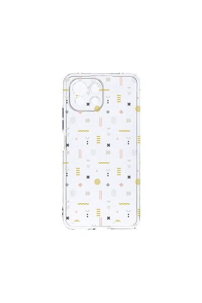 bestcase Διαφανής Θήκη Σιλικόνης 2MM, Συμβατή με Xiaomi Mi 11 Lite, Σύμβολα, ...
