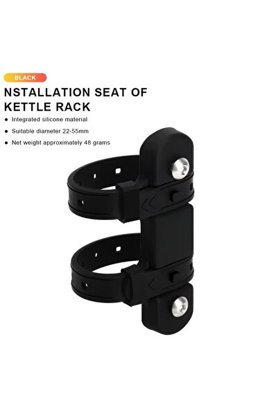 Choice Black Bicycle Water Bottle Mount Adaptor Silicone Gel Bandage Kettle C...