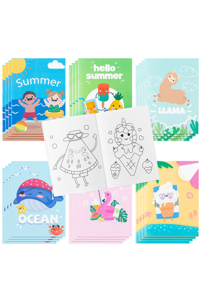 Choice MY-W0009A 24PCS Mix Styles Coloring Books Art DIY Creative Painting Ki...