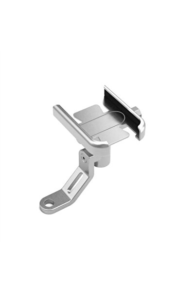 Choice5 Silver Mirror Mount Motorcycle Bicycle Phone Holder Gps Bracket Cellp...