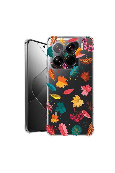 bestcase ¬Æ Husa pentru Xiaomi 15 Pro, Anti Shock 1.5MM, Autumn Colors - Leaf...