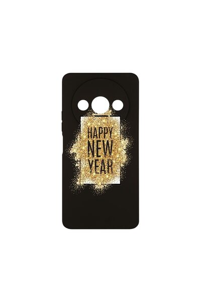 bestcase Θήκη Σιλικόνης Premium, Συμβατή με Xiaomi Redmi A3, Καλή Χρονιά, Λεπ...