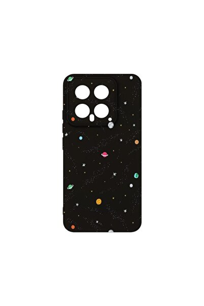 bestcase Θήκη Σιλικόνης Premium, Συμβατή με Xiaomi 14, Σχέδιο Σύμπαν, Πλανήτε...