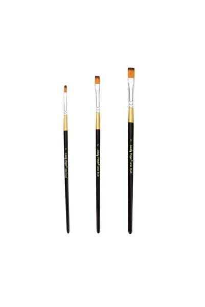 Choice3 3 Flat-123 Single Flat Paint Brushes ,Artist Paintbrushes for Acrylic...
