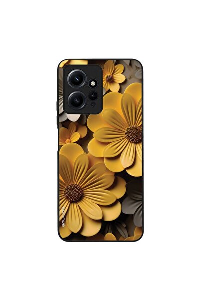 Sonique Θήκη 3D Flower Series για Xiaomi Redmi Note 12 4G Κίτρινο