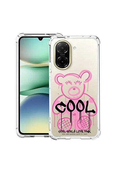 bestcase Αντικραδασμική θήκη για Xiaomi Redmi A5, Αρκουδάκι Cool Ροζ, 2030996...