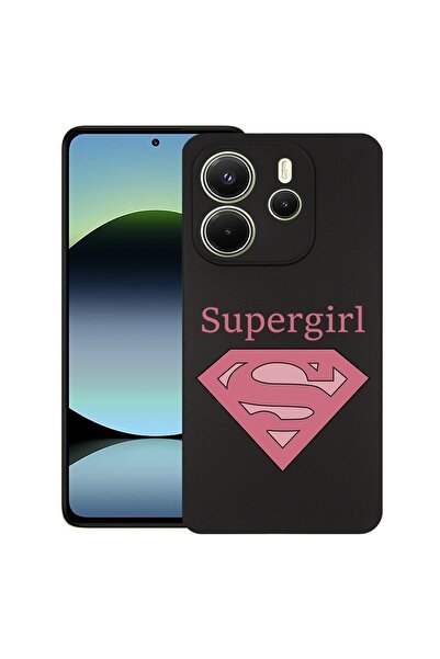 bestcase ¬Æ Husa pentru Xiaomi Redmi Note 14, Supergirl, Slim Silicon 0.8MM, ...