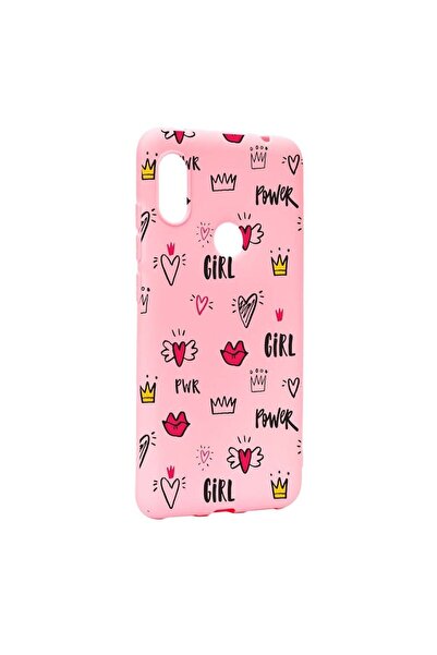 bestcase Защитен калъф Girl Power за Xiaomi Redmi Note 6 Pro, Устойчив на изн...